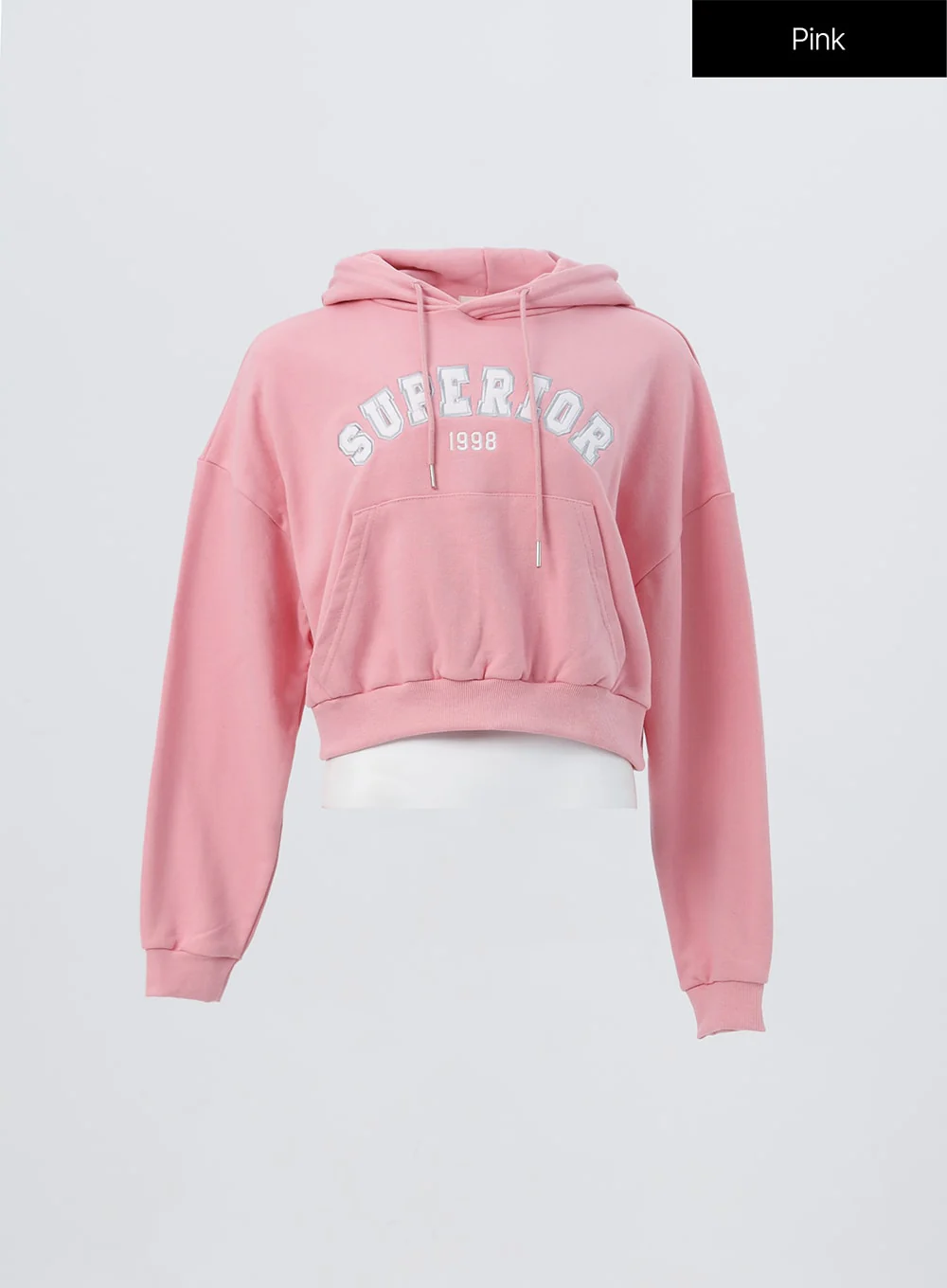 Varsity Cropped Hooded Sweatshirt OS326 - Image 13
