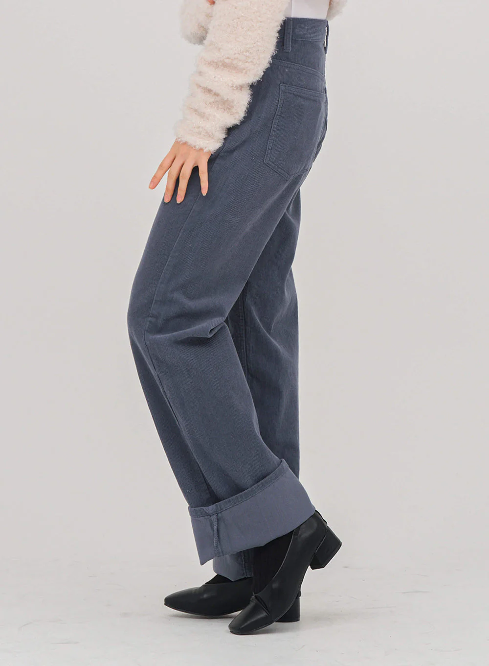 Wide Leg Corduroy Pants D3 - Image 4