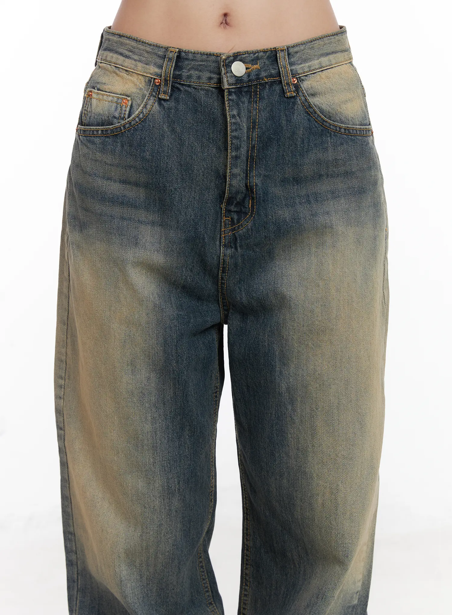 Wide Washed Jeans CS06 - Image 11