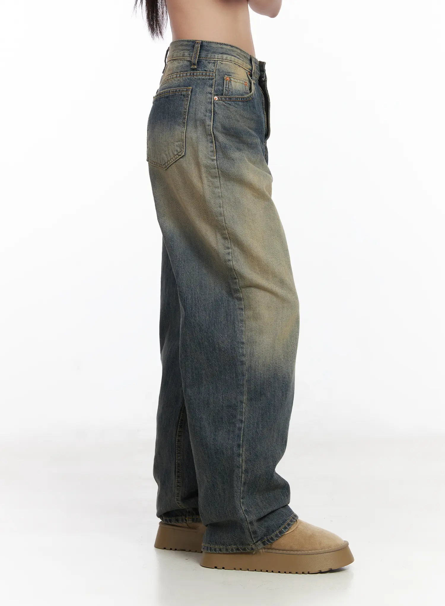 Wide Washed Jeans CS06 - Image 7